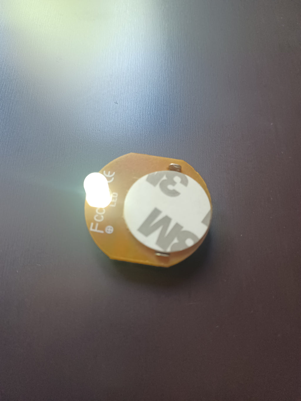 PulseDot LED module lit up