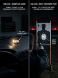 PulseDot use cases – dummy car alarm and night-time aiming point
